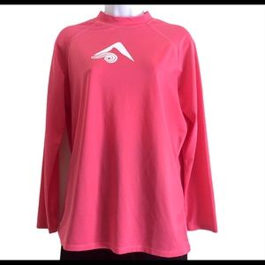 KANU SURF Rash Guard Swim Shirt Sz L